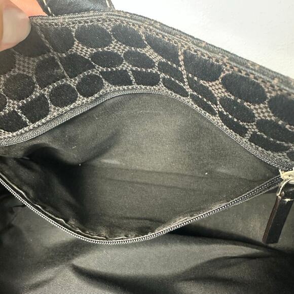 Kate Spade Bag Vintage Tote Shoulder Bag Nylon Fabric Leather Black - Picture 13 of 13